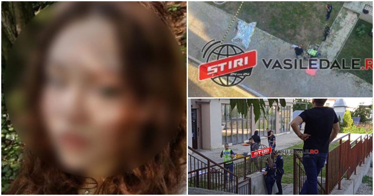 FOTO. O tânără (18 ani) s-ar fi aruncat de la etajul 12. Bilet de adio sfâșietor