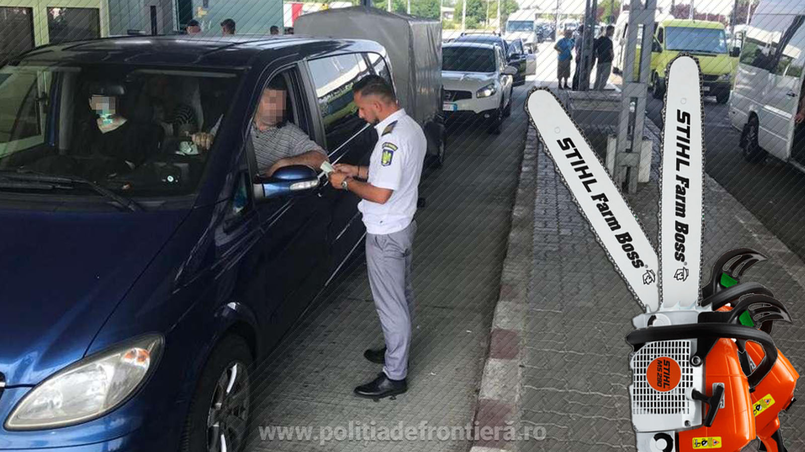 VAMA PETEA. Un român fugar s-a săturat de străinătate. S-a predat polițiștilor