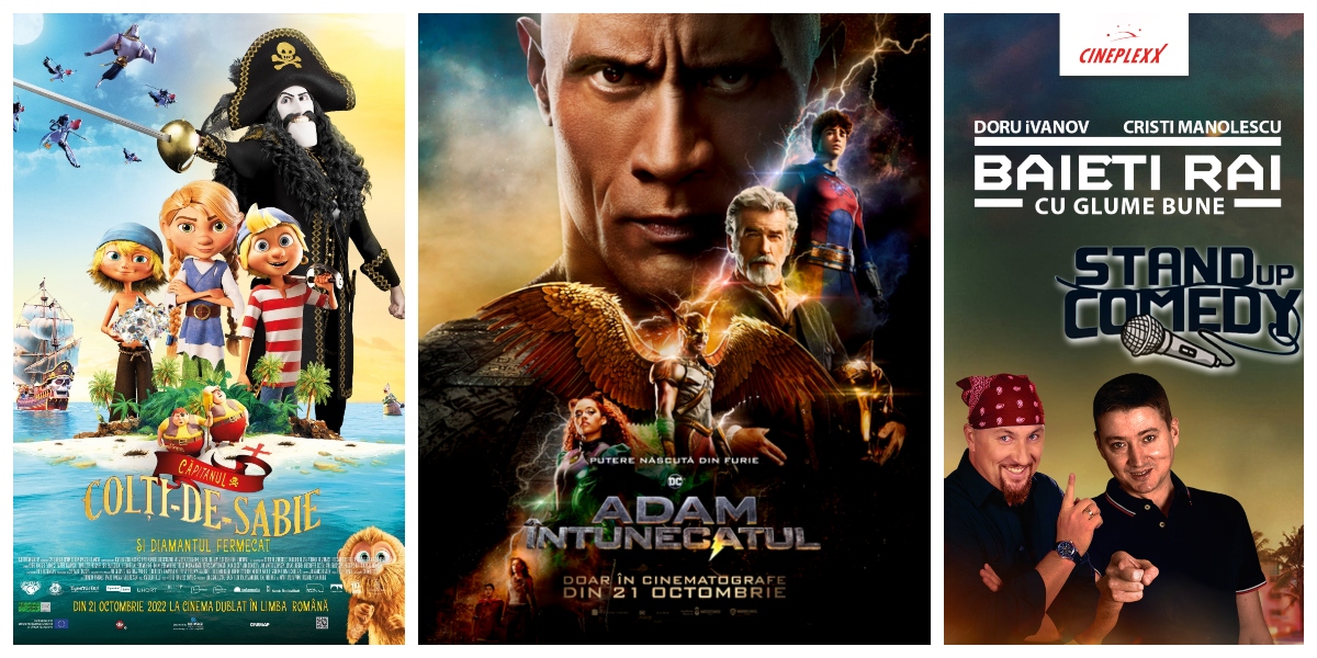 Ce filme noi vedem la Cineplexx Satu Mare din 21 Octombrie