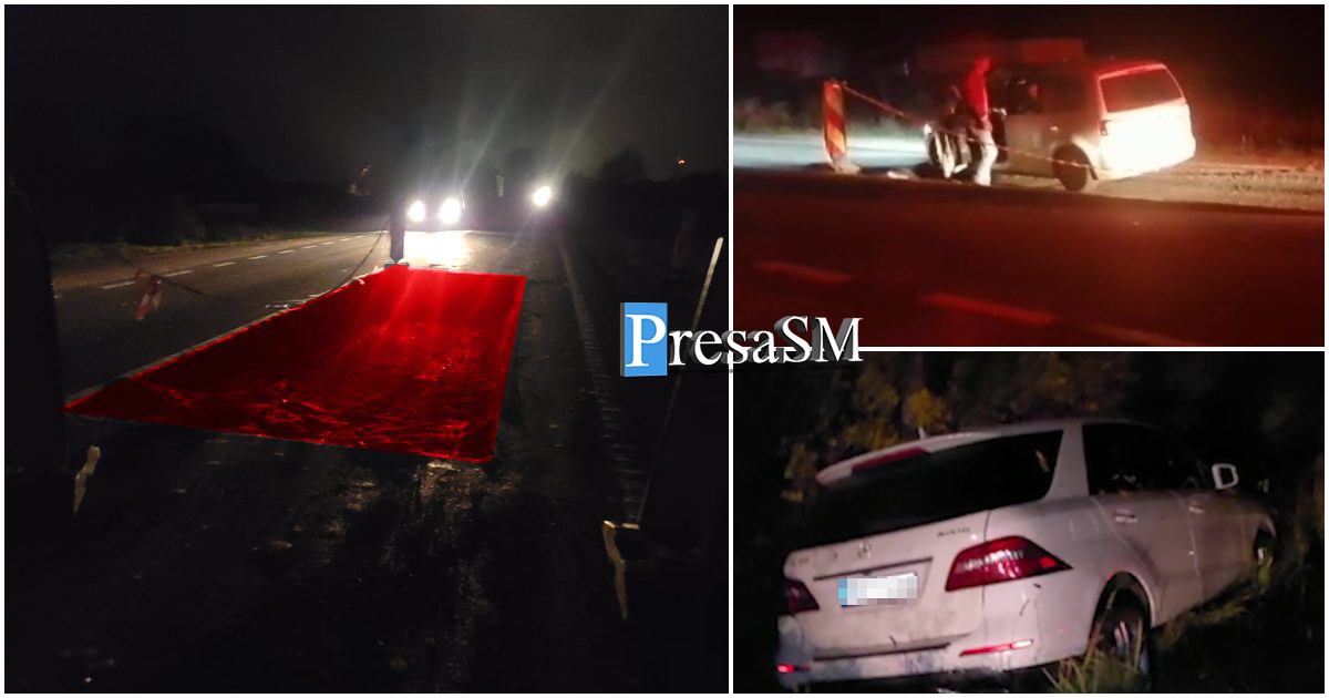 FOTO/VIDEO. Patru accidente astăzi, în același loc, în Ciuperceni! O groapă face ravagii