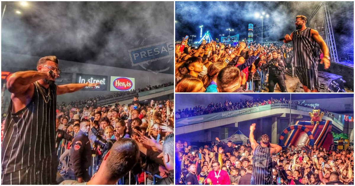 FOTO. Nebunie la Shopping City. Mii de sătmăreni l-au așteptat pe Dorian Popa