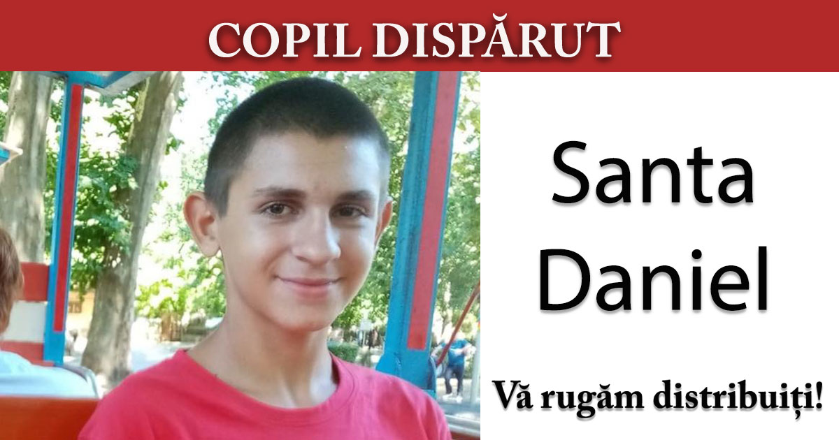FOTO. Copil (13 ani) dispărut fără urmă în județul Satu Mare! Familia este disperată