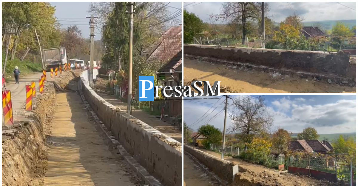 VIDEO. Sătmăreni blocați în case! Drumarii au făcut ziduri mari și i-au izolat total de lume