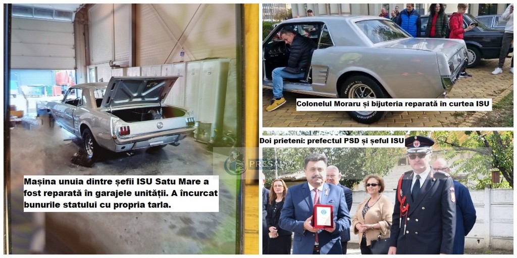 FOTO/VIDEO. Șefii ISU Satu Mare se cred pe propria moșie. Un cuib de cumetrii și de ”viespi”