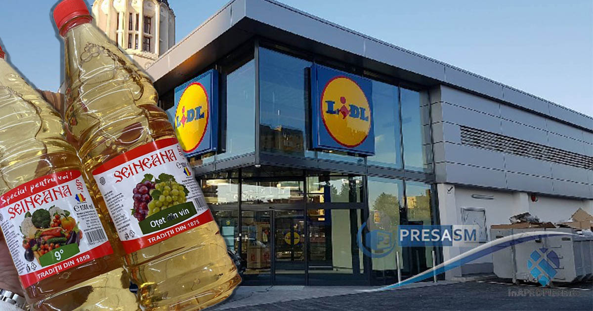 Oțet din vin retras din magazinele Lidl din Satu Mare. Ce spun cei de la Protecția Consumatorului