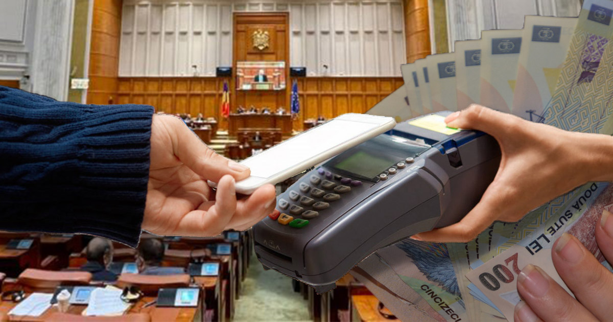 Parlamentarii vor să interzică plata salariului în numerar. Comercianții să fie obligați să accepte plata cu cardul
