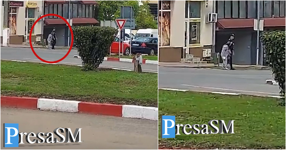 VIDEO. Polițistul zilei în județ. A oprit circulația și a ajutat o bunicuță să treacă strada