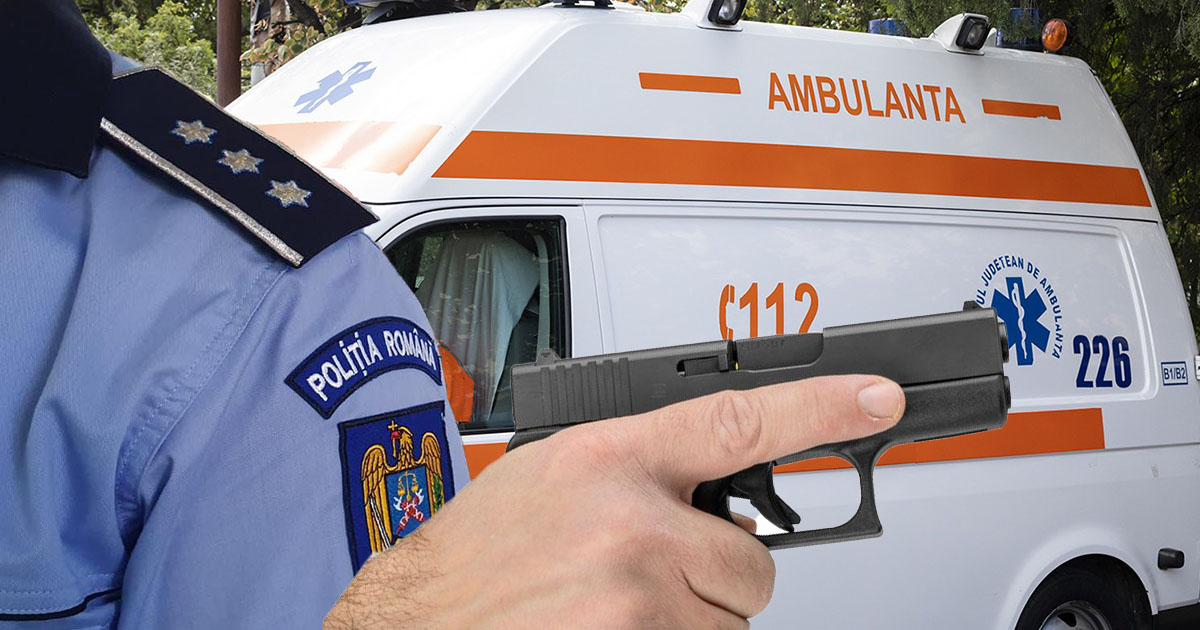Se întâmplă în România. Un polițist s-a împușcat în cap cu arma din dotare