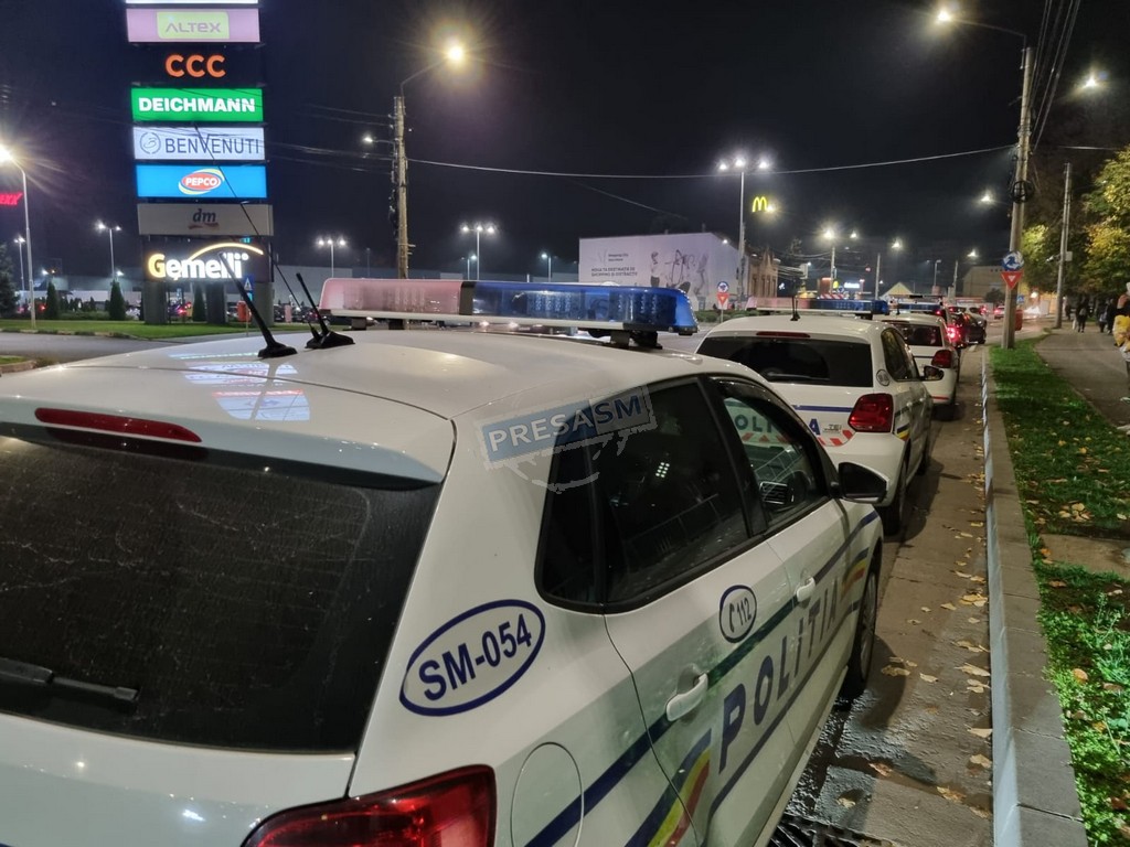Un alt șofer ”criminal” fugărit de Poliție prin Satu Mare. Beat și fără permis