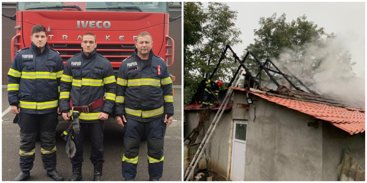 FOTO. Ei sunt eroii din Satu Mare care au salvat două persoane de la moarte sigură