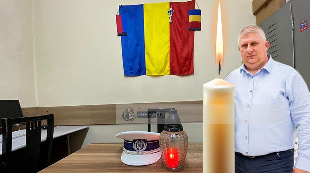 DOLIU. Condoleanțe familiei polițistului Florin Buzgău. Mesajul colegilor din IPJ Satu Mare