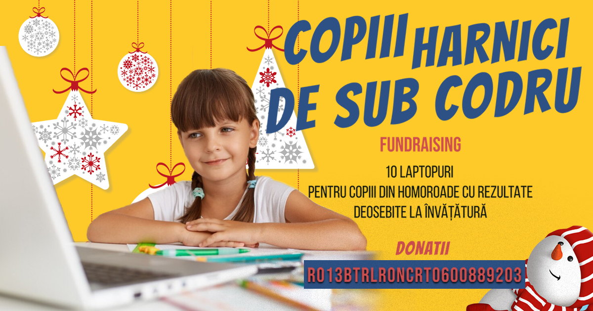 SamCivica lansează o campanie pentru copiii harnici de sub Codru. Sătmărenii, rugați să dea o mână de ajutor