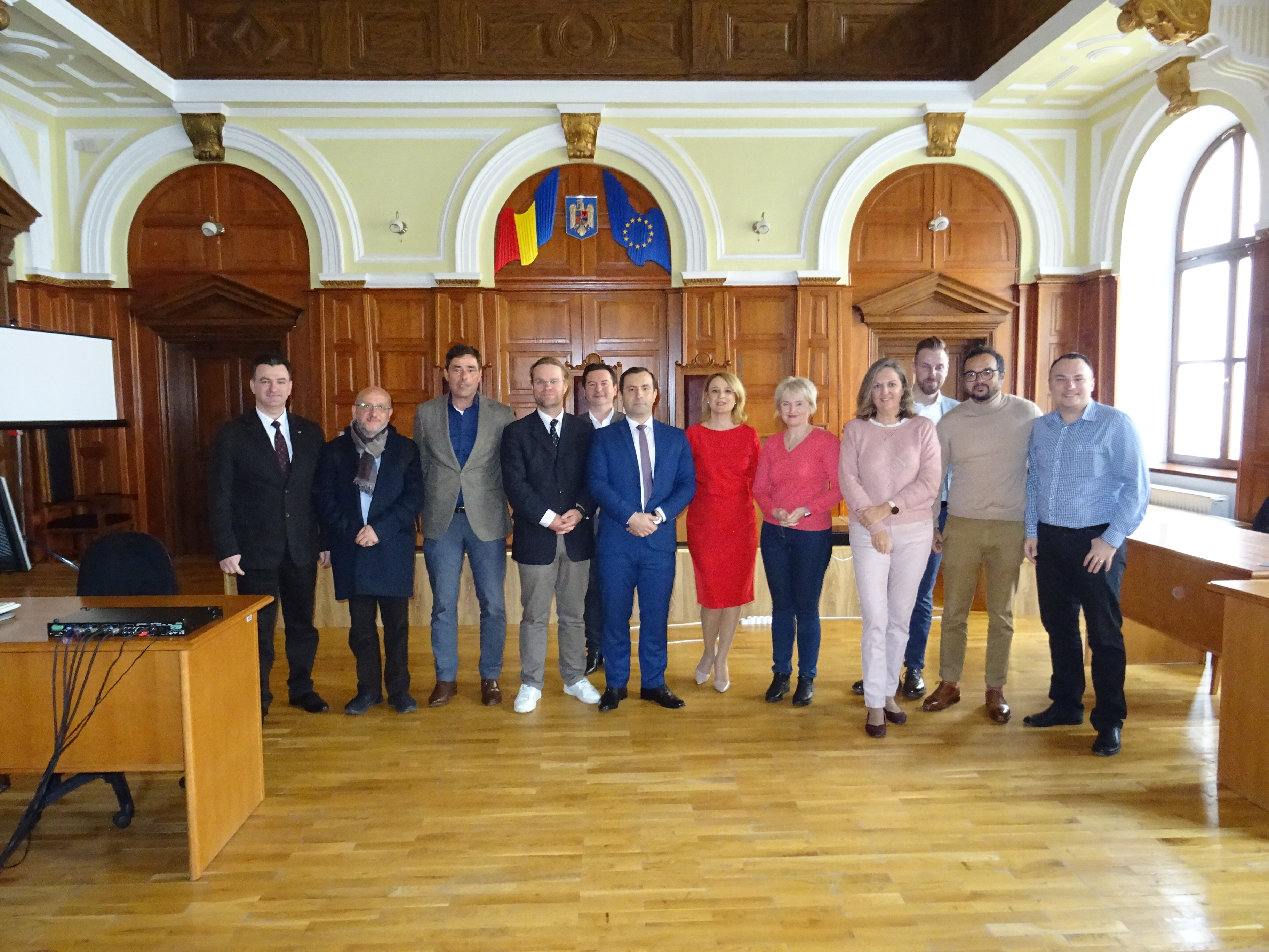 Delegați din Franţa, Germania, Italia, Olanda, Polonia şi Spania la Tribunalul Satu Mare