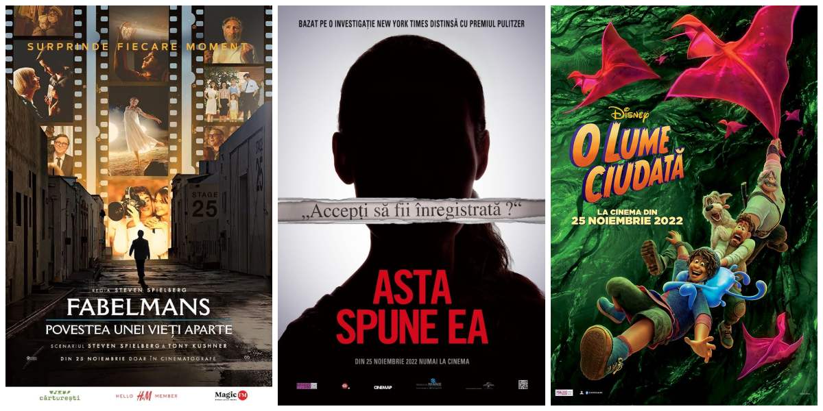 Ce filme noi vedem la Cineplexx Satu Mare din 25 Noiembrie