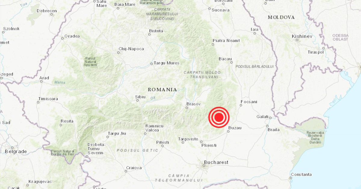 România a înregistrat cel mai puternic cutremur din ulitmii doi ani