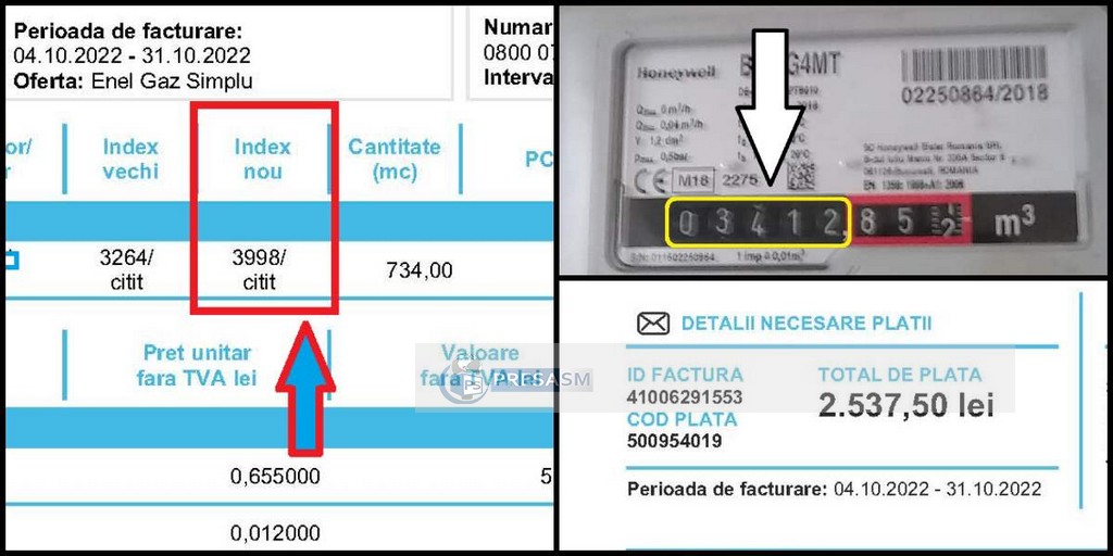 FOTO. Sătmăreancă cu pensie mică s-a trezit cu o factură uriașă la gaz. ”Greșeală” a furnizorului!