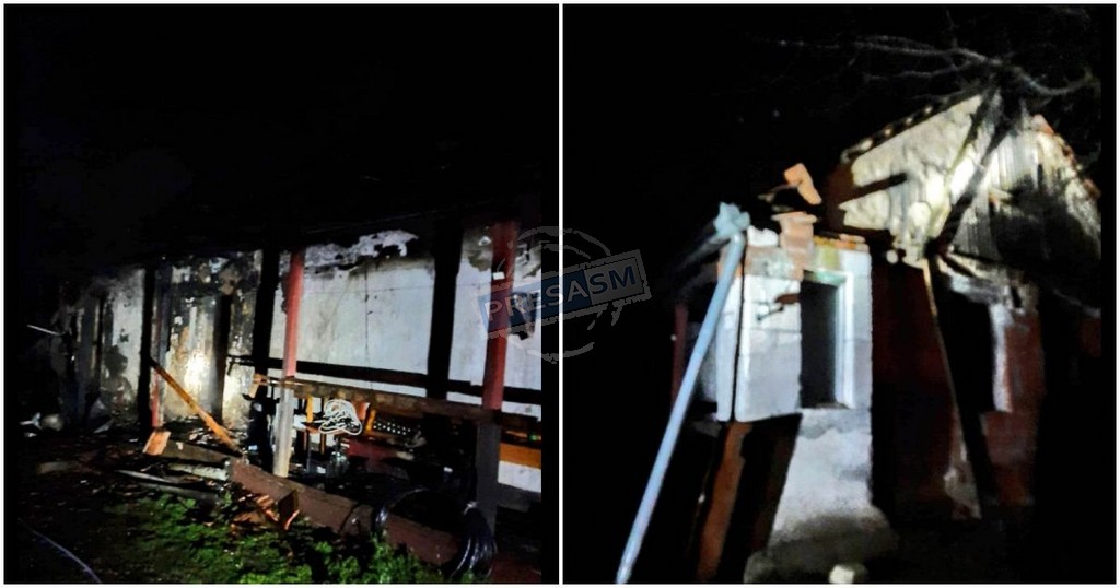 FOTO. Incendiu în județul Satu Mare. Familie lăsată fără agoniseala de-o viață