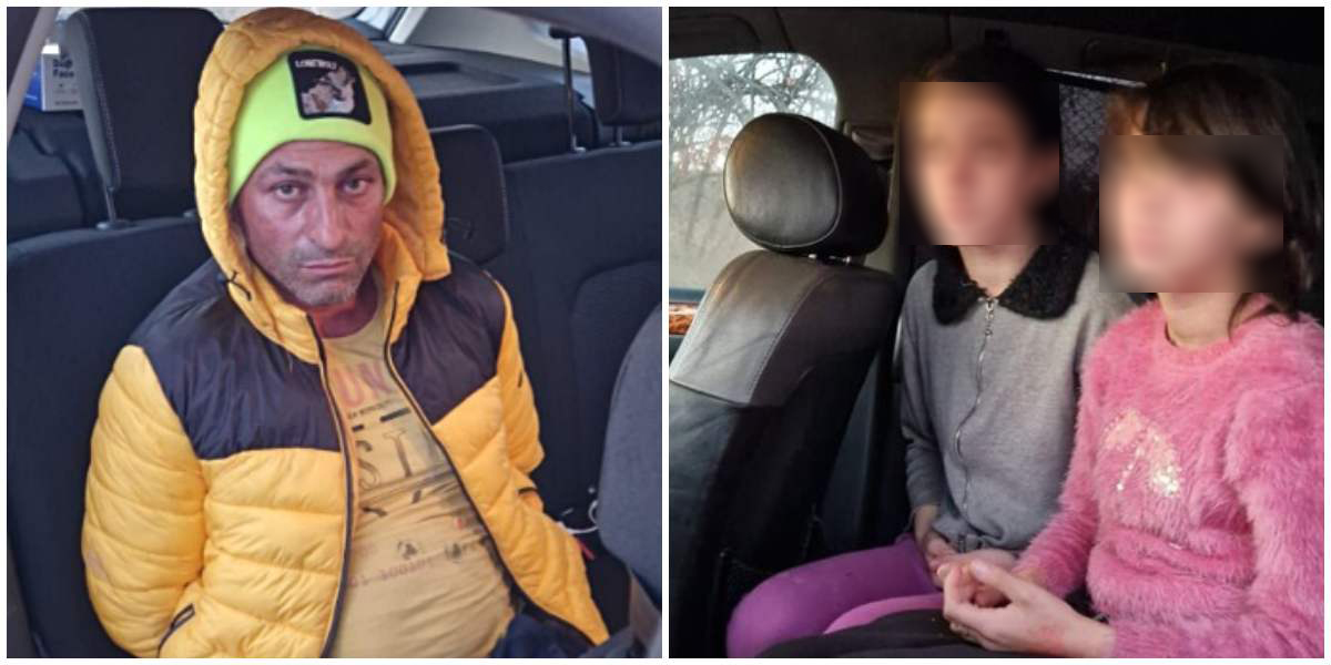 FOTO. Individul care a răpit fetele a recunoscut că le-a și violat. Era condamnat anterior pentru viol