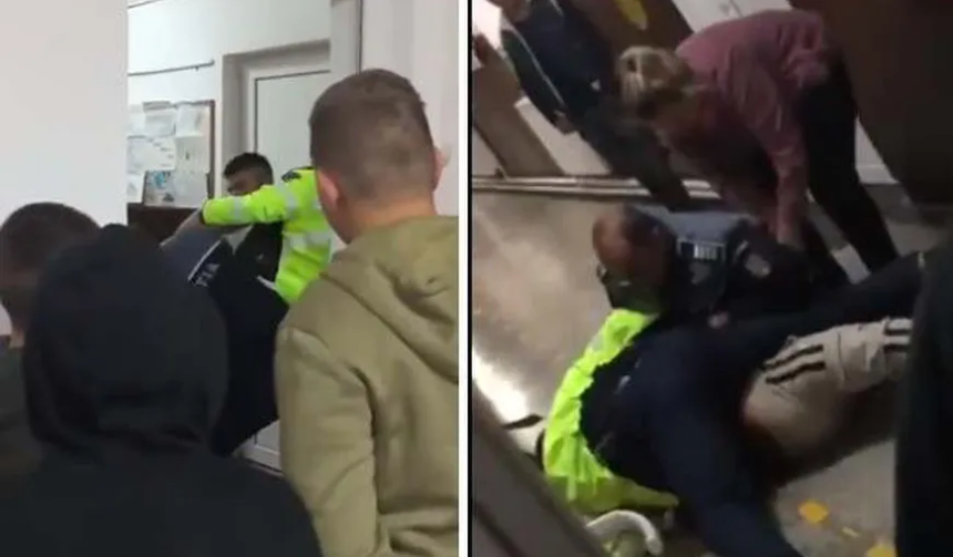 Un elev și-a bătut cu bastonul tatăl, un coleg și pe diriginte, la școală, în județul vecin