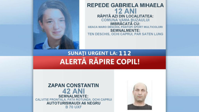 ALERTĂ. Două minore (10 și 12 ani) au fost răpite de un bărbat (42 ani)