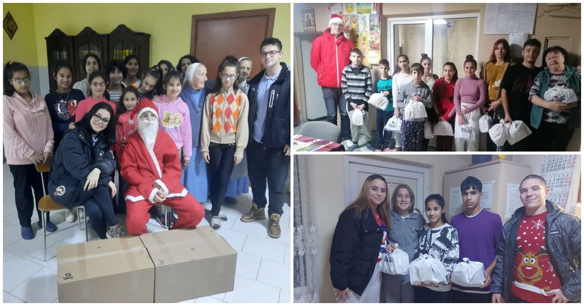 Cadouri dulci de Sfântul Nicolae pentru copiii vulnerabili din Satu Mare. SamCivica și voluntarii i-au dat Moșului o mână de ajutor
