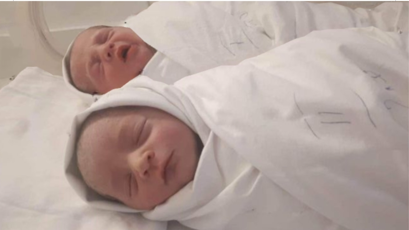 FOTO. Premieră în județul Satu Mare! Gemeni născuți după fertilizarea în vitro