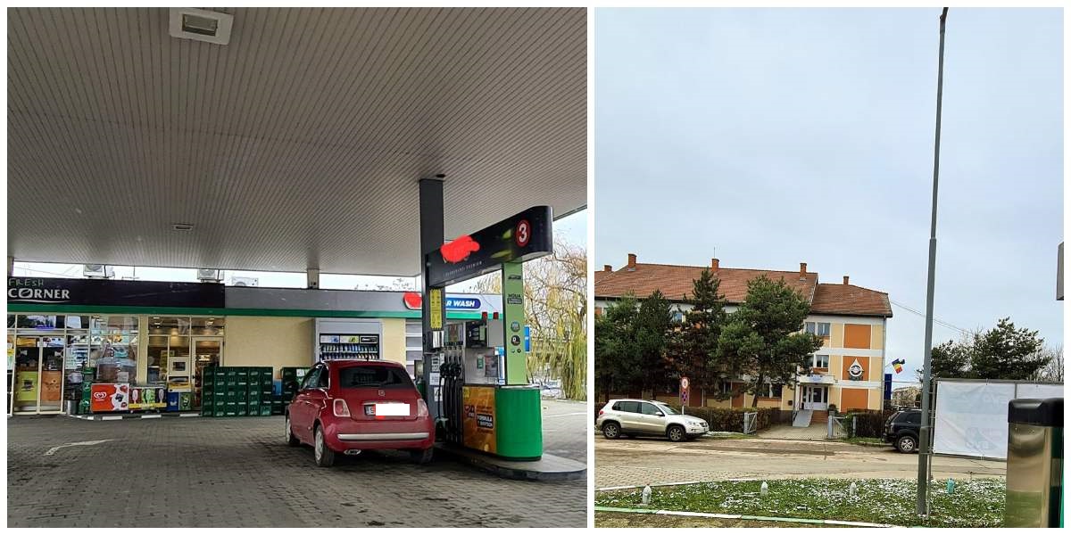 SATU MARE. O șoferiță a parcat la pompă și a plecat că avea treabă
