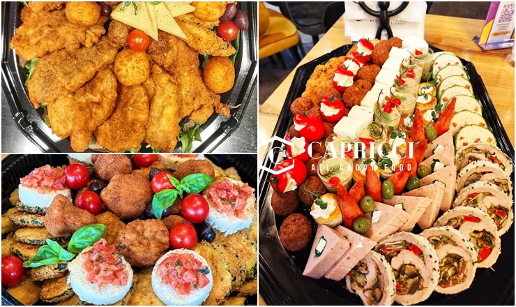 COMENZI. Platouri de Crăciun pregătite de bucătarii restaurantului Capricci