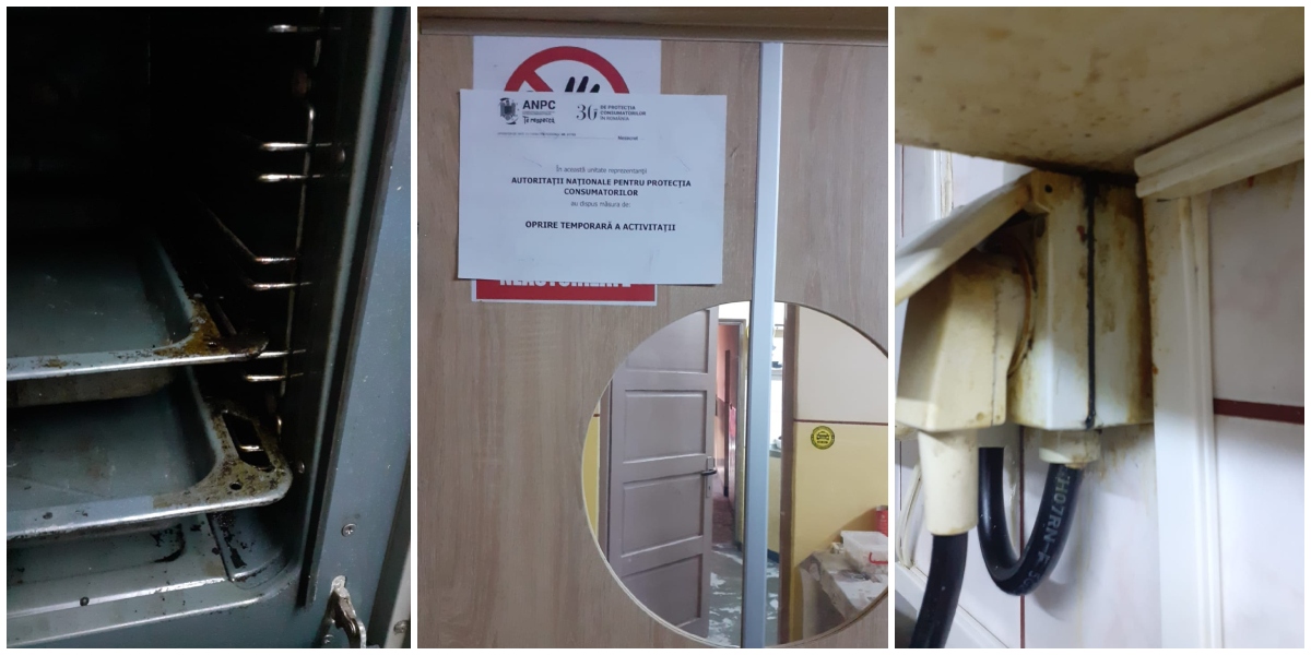 FOTO. Restaurant din Satu Mare, închis temporar de Protecția Consumatorului. A fost redeschis