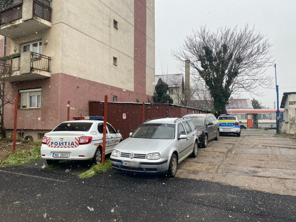 FOTO. Scandal atipic în municipiul Satu Mare. O femeie și-a bătut soțul