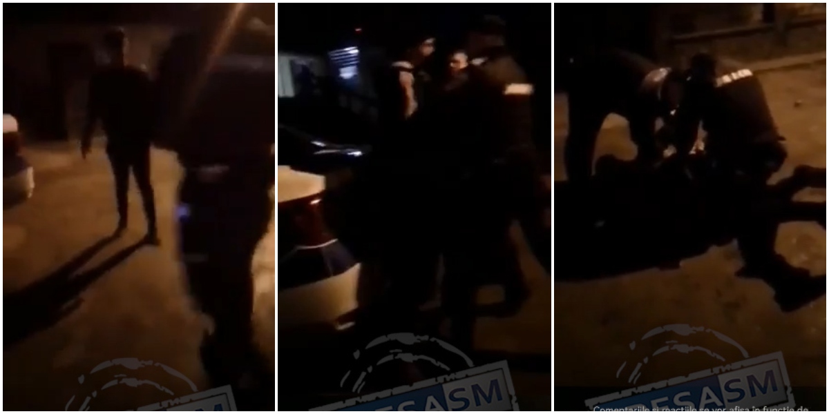 VIDEO. Îmbrânceli și amenințări între sătmăreni și jandarmi/polițiști în Satu Mare