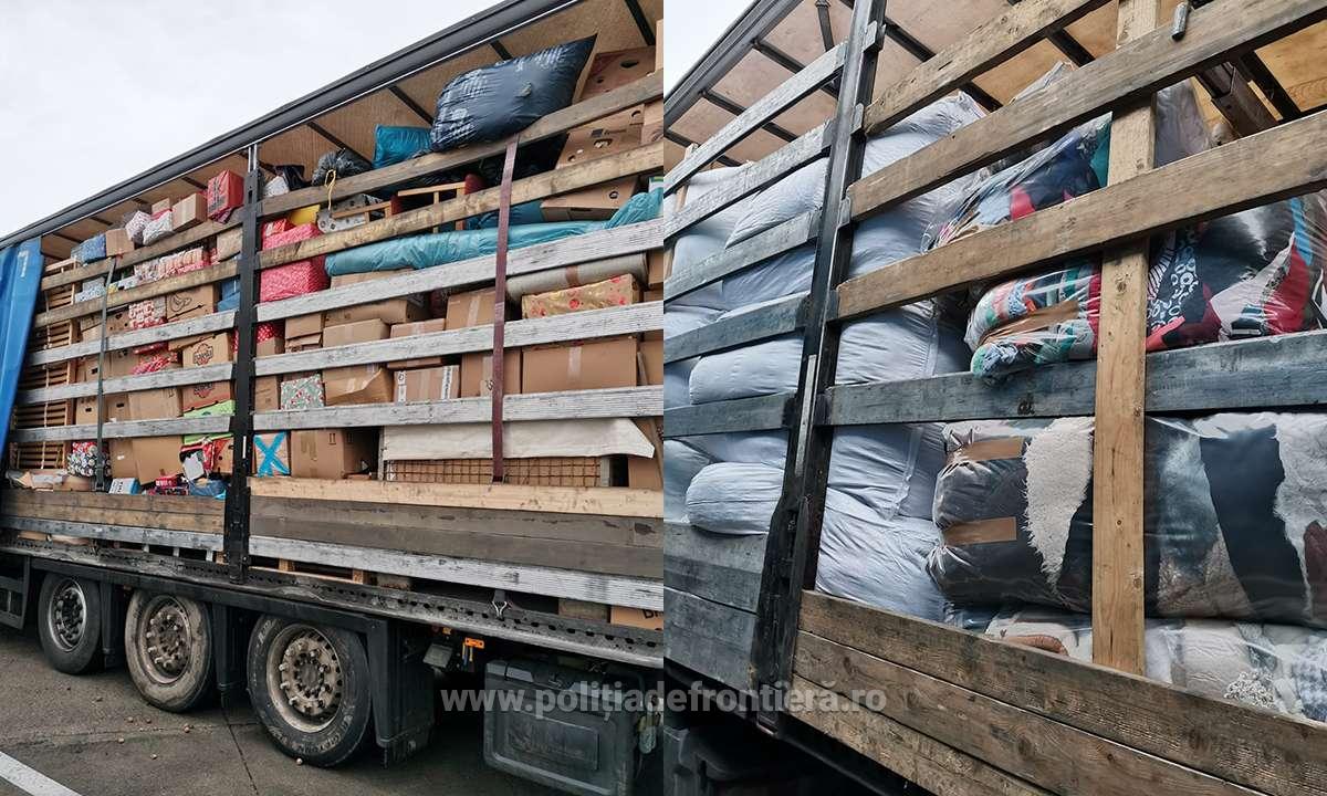 Peste 30 tone de haine second-hand urmau să ajungă în Satu Mare. Frontieriștii au trimis marfa înapoi