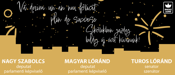 Mesajul de Anul Nou transmis de parlamentarii UDMR de Satu Mare