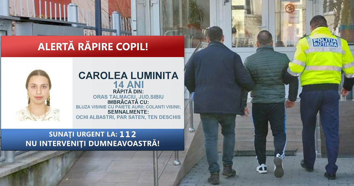 FOTO/VIDEO. Cei patru bărbați acuzați de răpirea fetei de 14 ani au fost prinși. UPDATE: Fata a fost găsită