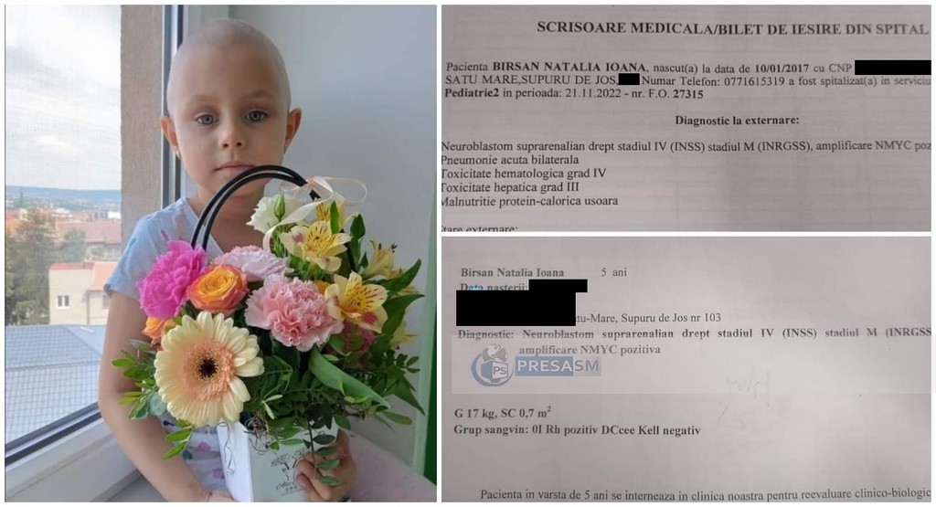 VIDEO. Natalia (6) este grav bolnavă. Părinții ne cer ajutorul să o poată salva