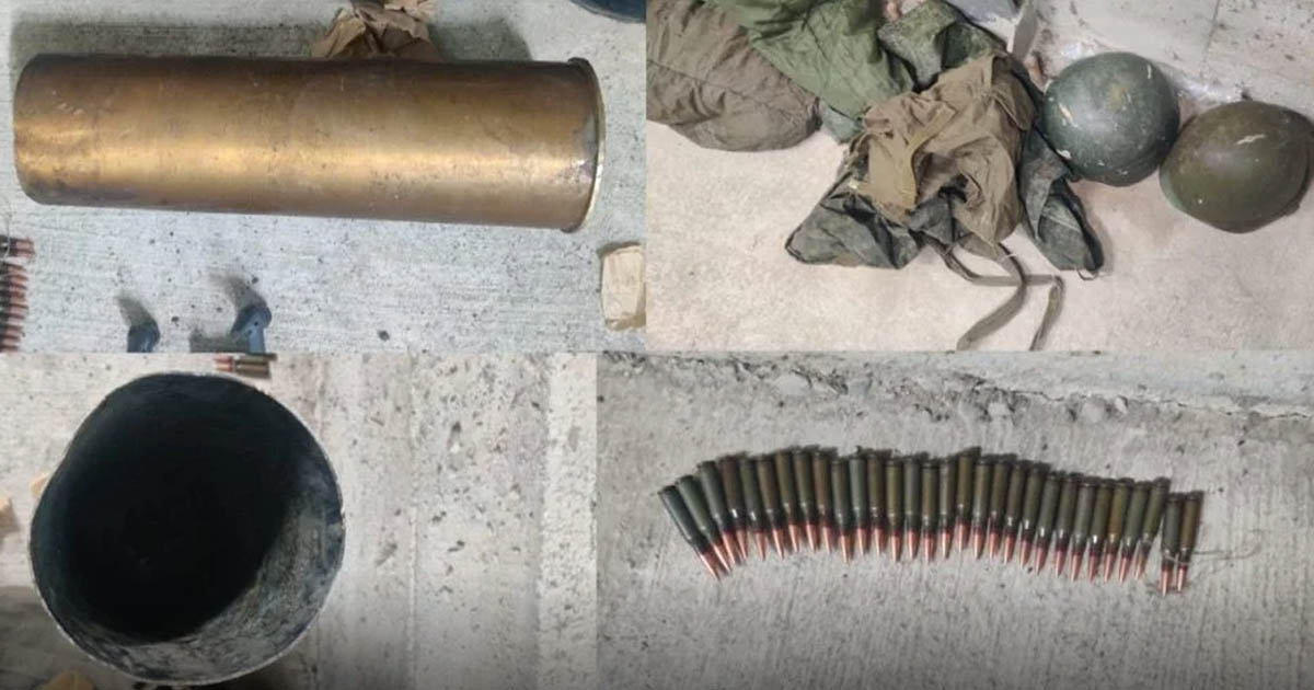 FOTO. Un ucrainean a încercat să intre în țară cu zeci de cartușe, un obuz și o dronă