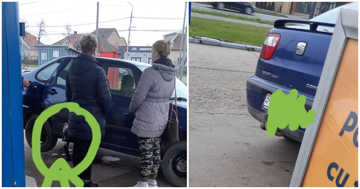 FOTO. Maghiarii alimentează în Satu Mare. Pun mașina pe CRIC, să intre mai mult