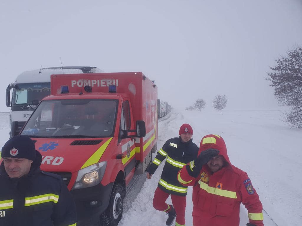 AVERTIZARE pentru Satu Mare. Ninsori însemnate cantitativ, strat de până la 20 cm
