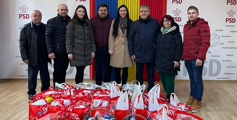 FOTO. Moșul PSD Satu Mare a ajuns la familiile nevoiașe