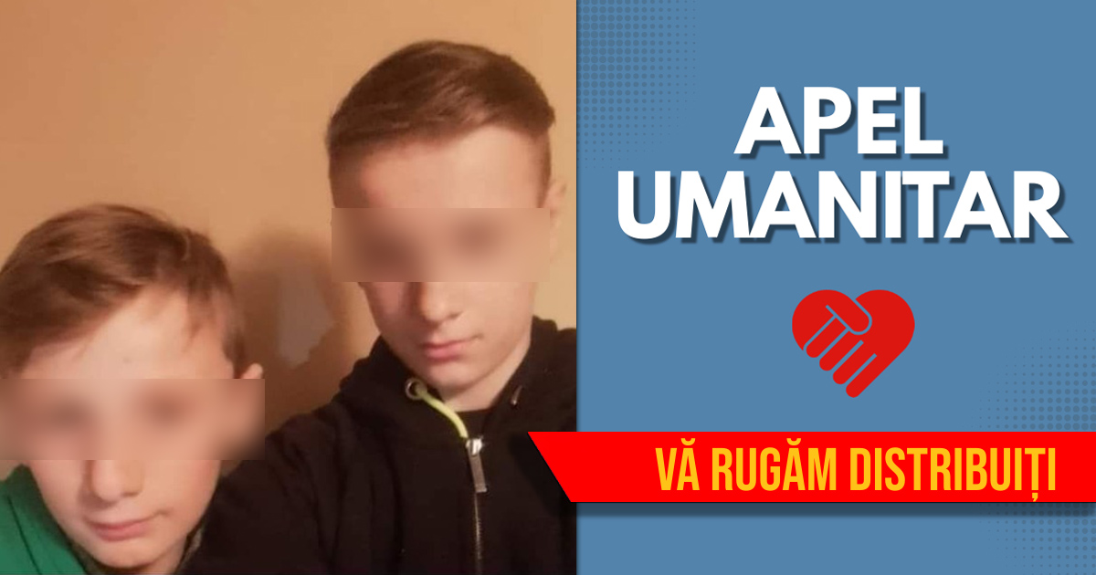 DRAMĂ. Doi copilași au rămas orfani de mamă și tată! Haideți să îi ajutăm