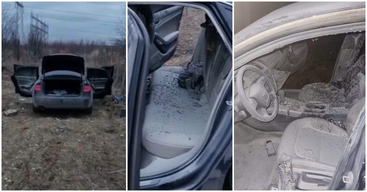 FOTO/VIDEO. Incident șocant în Capitală. Și-a băgat iubita în portbagaj, apoi a dat foc mașinii