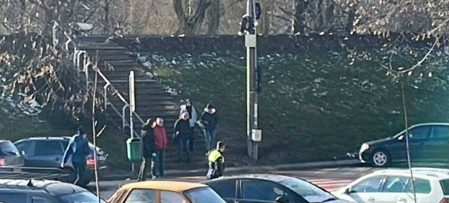 FOTO. Elevă (17 ani) lovită pe trecerea de pietoni în centrul Sătmarului. Șoferița (18 ani) a fugit!