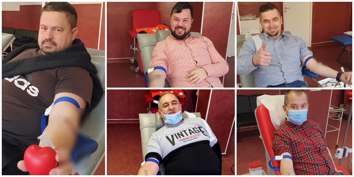 FOTO. Criză majoră de sânge în Satu Mare. Jurnaliștii s-au mobilizat și au donat