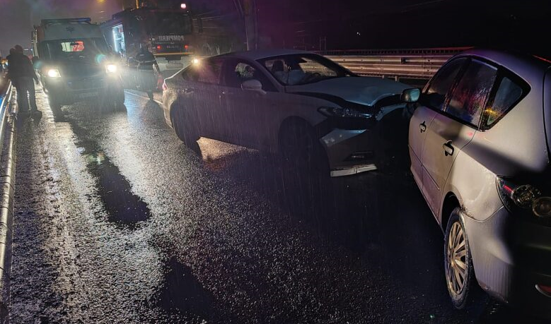 FOTO. Coliziune frontală. Un sătmărean, victimă a unui șofer beat pulbere