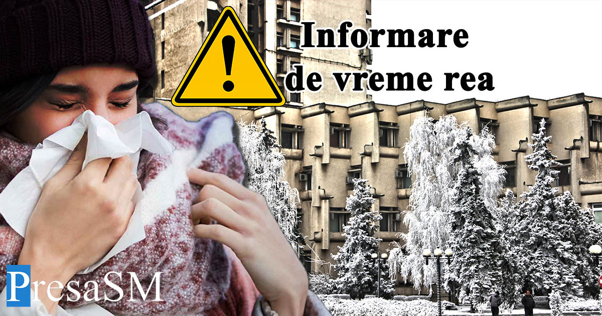 Informare de vreme rea. Temperaturi scăzute și nopți geroase la Satu Mare