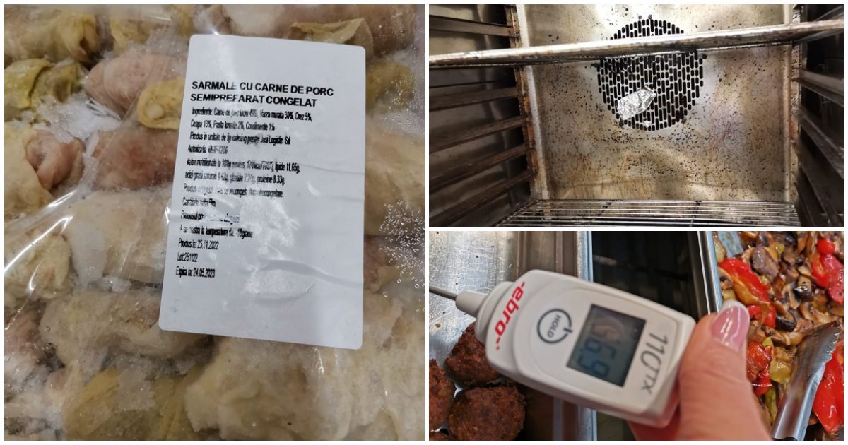 FOTO. Sarmale cu carne stricată la Auchan Satu Mare! Amendă uriașă de la Protecția Consumatorului