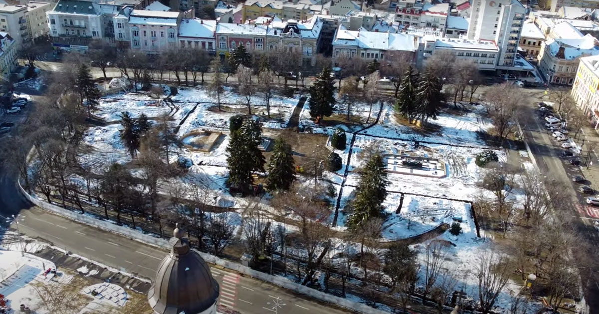 VIDEO. Imagini inedite. Cum arată Parcul Central, la trei luni de la începerea lucrărilor