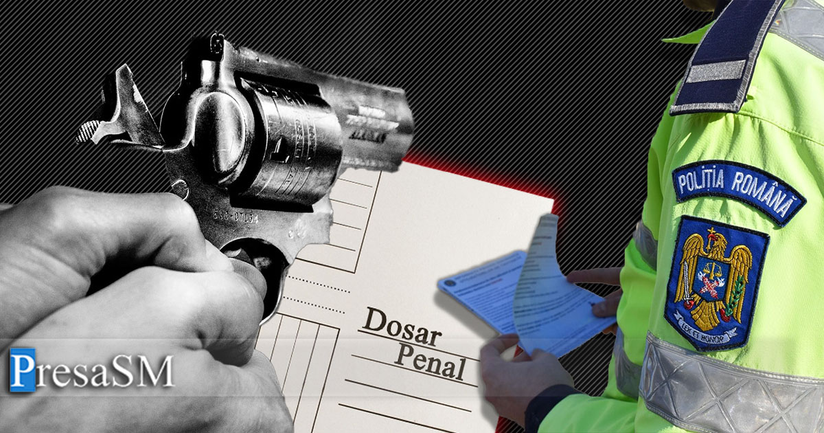 A uitat să își predea arma. Sătmăreanul s-a ales cu dosar penal