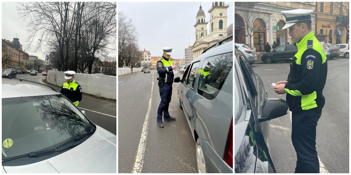 FOTO. Zeci de amenzi și permise reținute șoferilor care nu acordă prioritate pietonilor