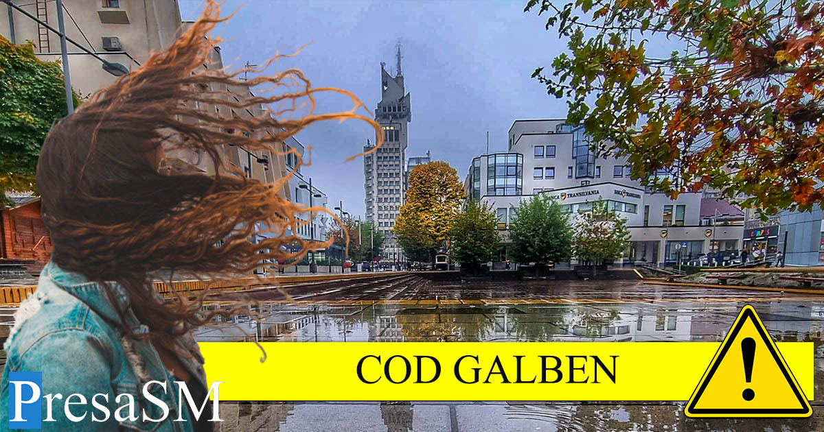 Un nou Cod galben pentru județul Satu Mare. Când intră în vigoare